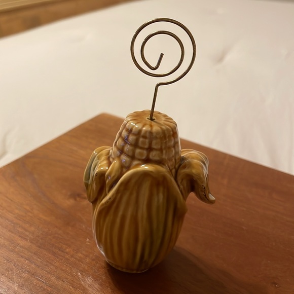 Vintage Corn OnThe Cob Motif Note/Business Card/Post Card/Photo Holder- 1980’s - Picture 4 of 4